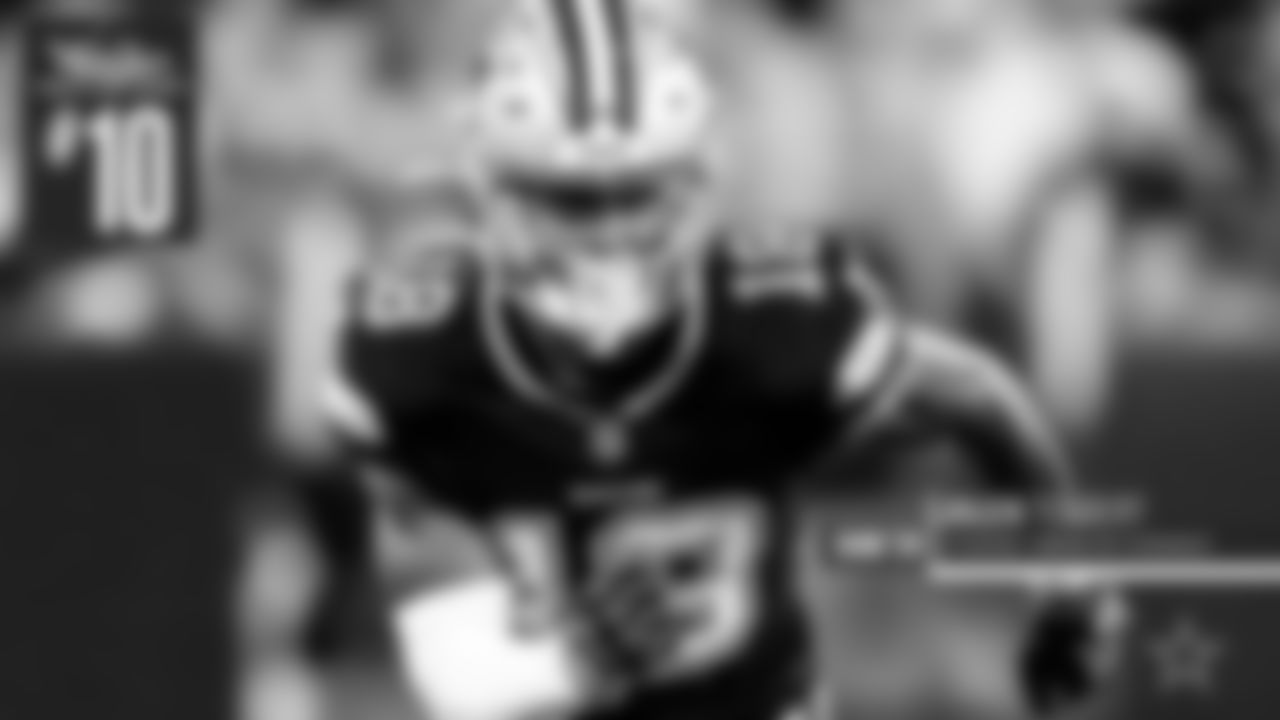 10. Jalen Tolbert — There was quite a bit of intrigue when the Cowboys selected Tolbert in the third round from South Alabama, but the rookie has yet to truly find his footing. After being slowed by injuries over the summer, Tolbert has seen limited action with his only catch coming Week 3 against the Giants off two targets. While the talent is there, the Cowboys have gotten nice production from Noah Brown and seen the return of Michael Gallup, making Tolbert's path to playing a little fuzzier.