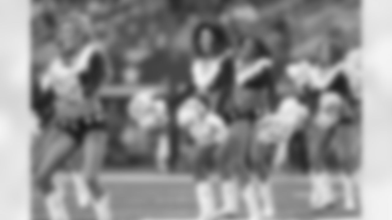 21 December 2014: Cheerleaders Christmas halftime show
of the Dallas Cowboys during the Cowboys 42-7 win over the Indianapolis Colts at AT&T Stadium in Arlington, Texas. Photo by James D. Smith/Dallas Cowboys