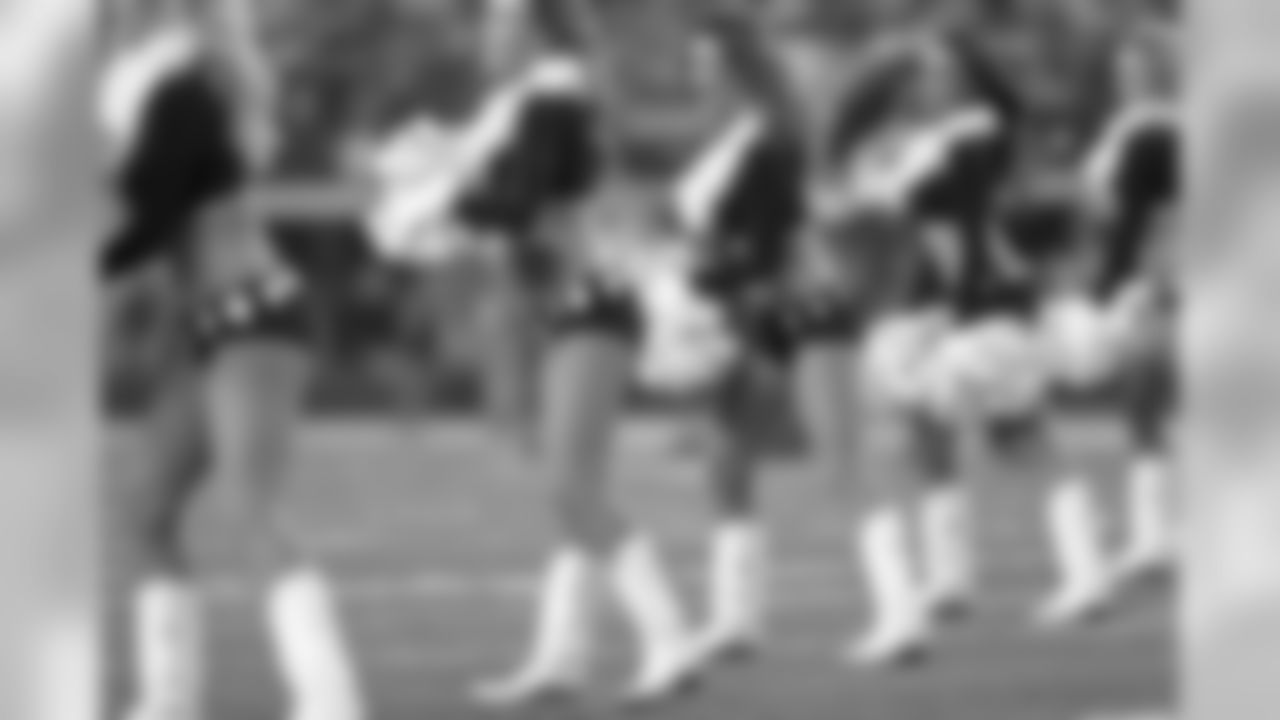 21 December 2014: Cheerleaders Christmas halftime show
of the Dallas Cowboys during the Cowboys 42-7 win over the Indianapolis Colts at AT&T Stadium in Arlington, Texas. Photo by James D. Smith/Dallas Cowboys