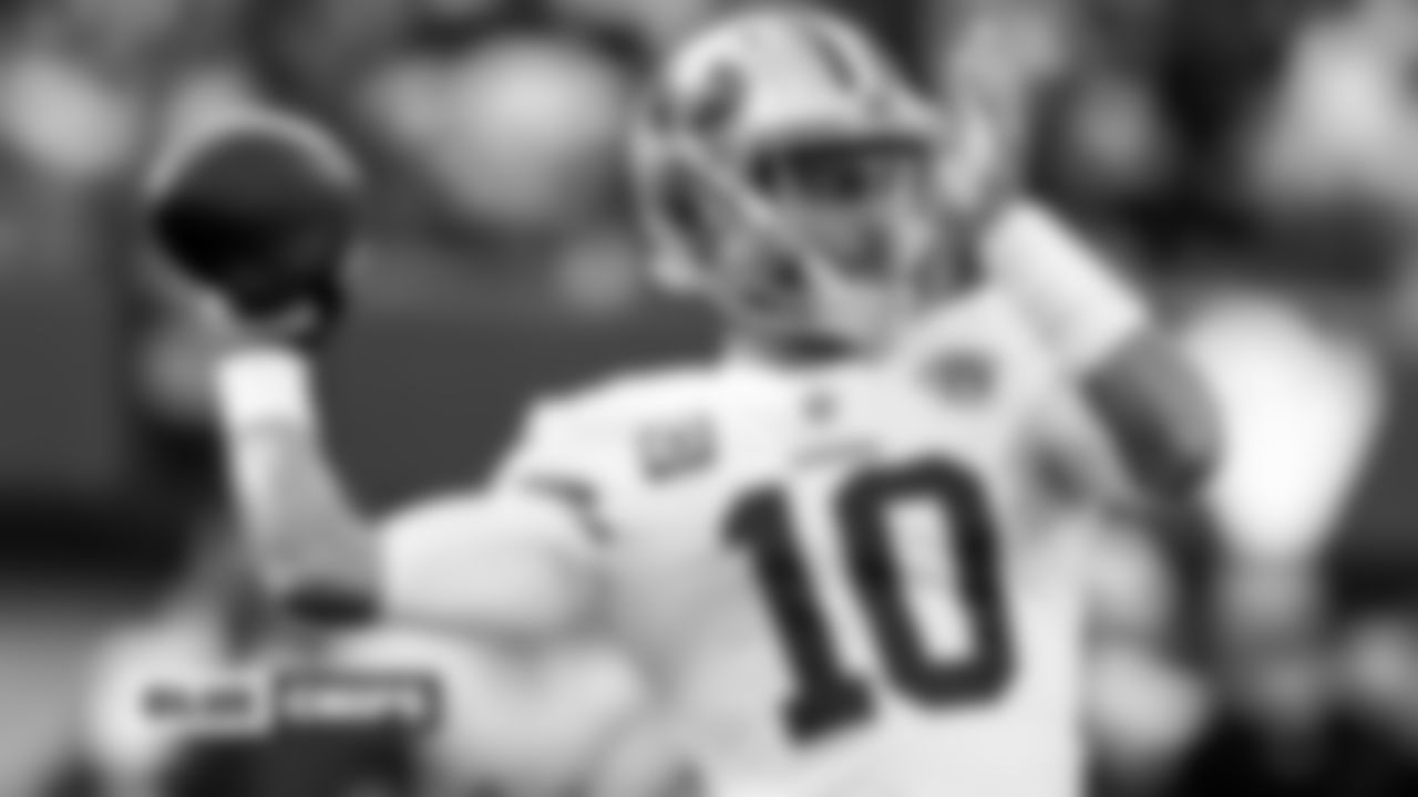 Jimmy Garoppolo, QB: It is not always pretty, but Jimmy G. finds a way to win games as the 49ers' starting quarterback, as evidenced by his 33-15 record (including playoffs) as the team's QB1. Although his turnover woes and inaccuracy as a passer is problematic for Kyle Shanahan at times, the veteran gets the job done as an A-plus game manager with playmaking skills.