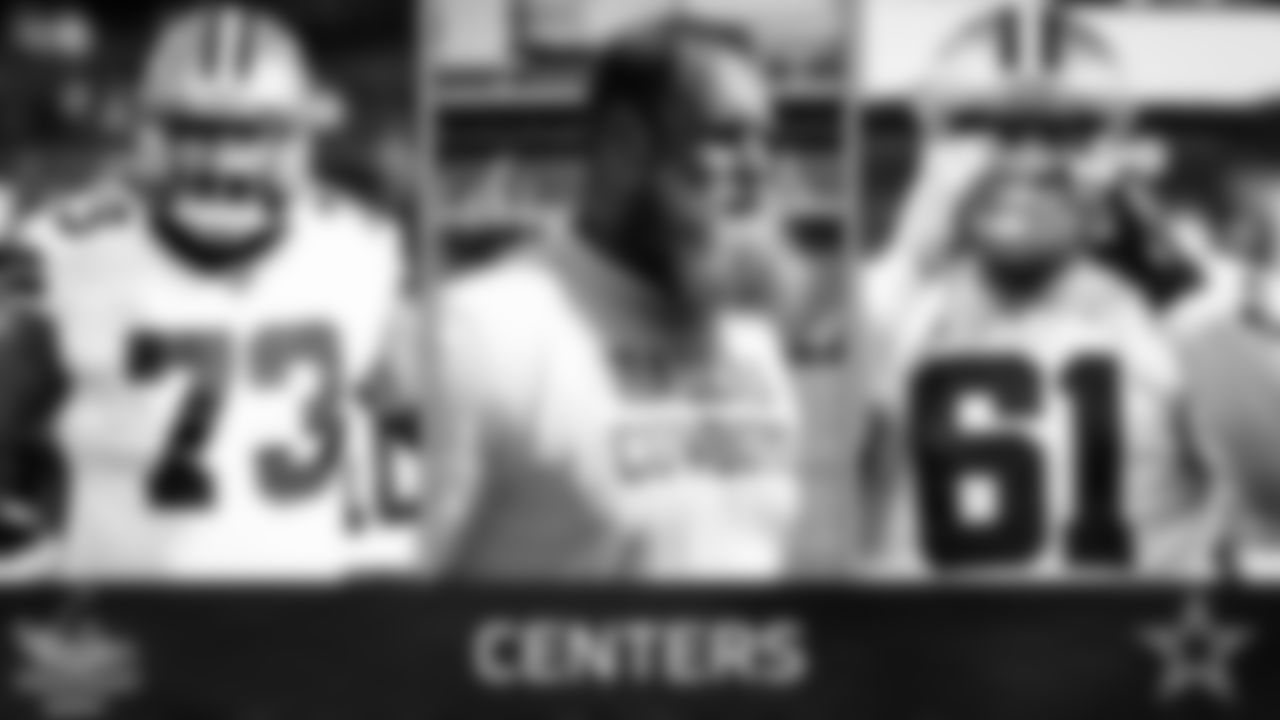 Centers (3)
The return of Travis Frederick has been a good one so far. He looks to be getting better and better and the Cowboys are hoping he will make a full recovery from last year's illness that kept him out all year. A full recovery would be that he returns to All-Pro form. The Cowboys also have Joe Looney, who filled in for Frederick last year and gives the team great position flex and depth with his ability to play guard and center.