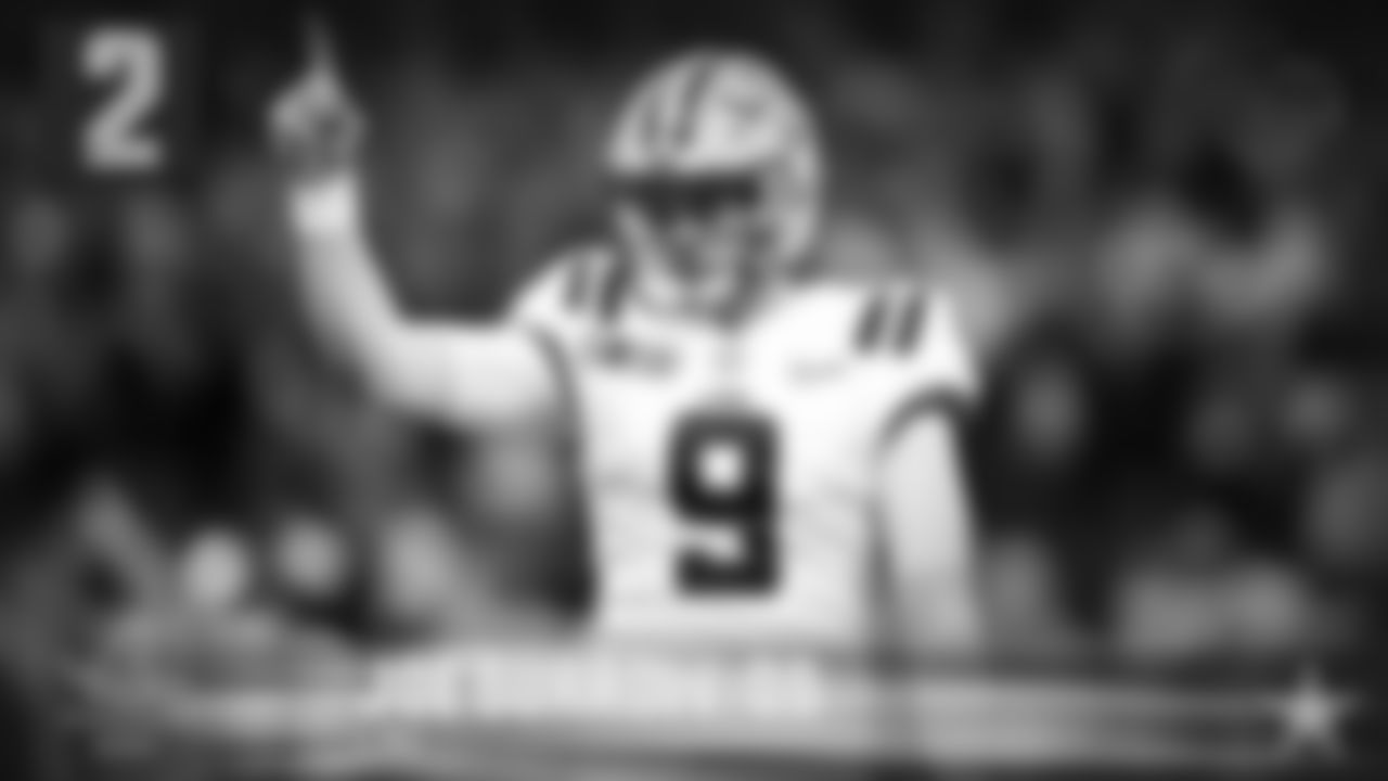 2. Joe Burrow, QB, LSU – It would have been hard to imagine Burrow here a year ago, but that's the benefit of having the best season in college football history. His athleticism, accuracy and charisma could make him a franchise changer at QB.