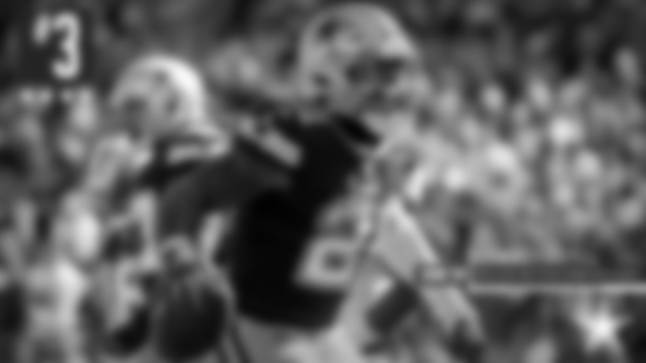 3 – Ezekiel Elliott – He's only led the NFL in rushing two of his first three years, and likely would've competed for that 2017 rushing title if not for a six-game suspension from the NFL. The No. 4 overall pick has been a workhorse back that has carried the Cowboys to three straight winning seasons and two NFC East titles.
