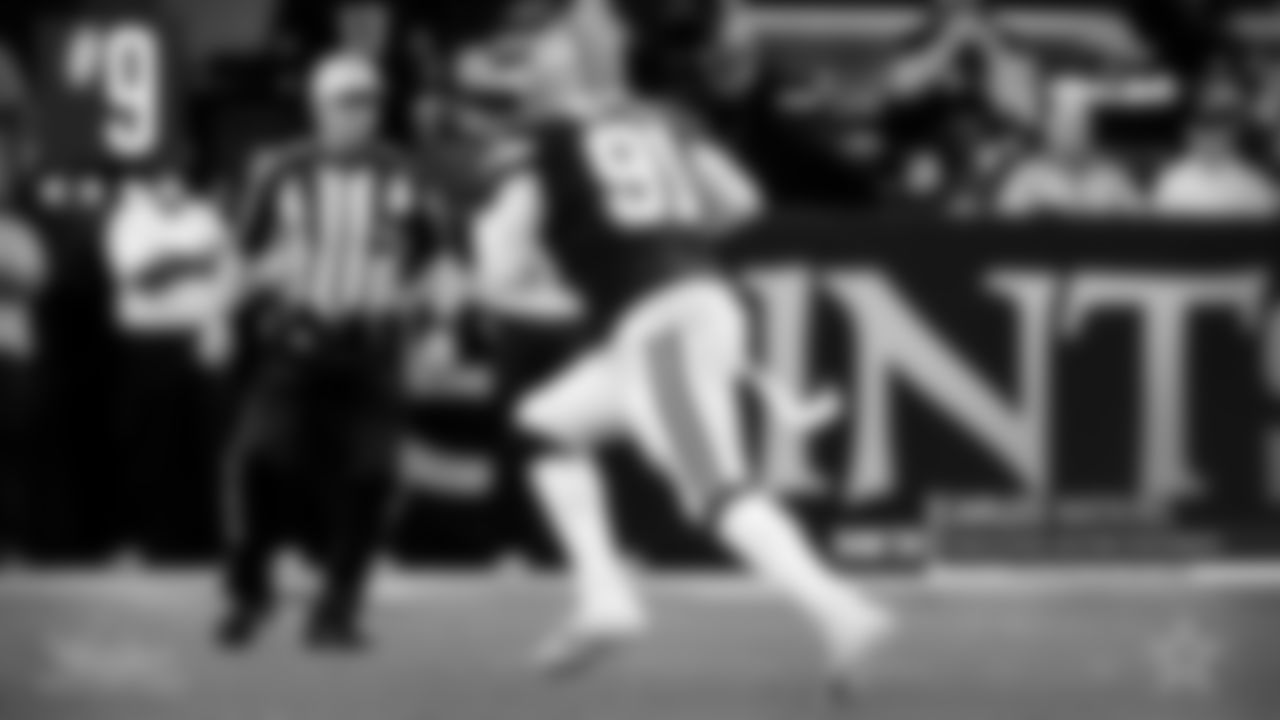 9. Carlos Watkins – He's probably not making the list without his 29-yard interception return for a touchdown ... but let's not overlook that the 300+ pound linemen scored a touchdown after picking off a pass to seal the win. Watkins said it was a "fat kid's dream" to score on a play like that. He also had a quarterback hit and a tackle for loss.