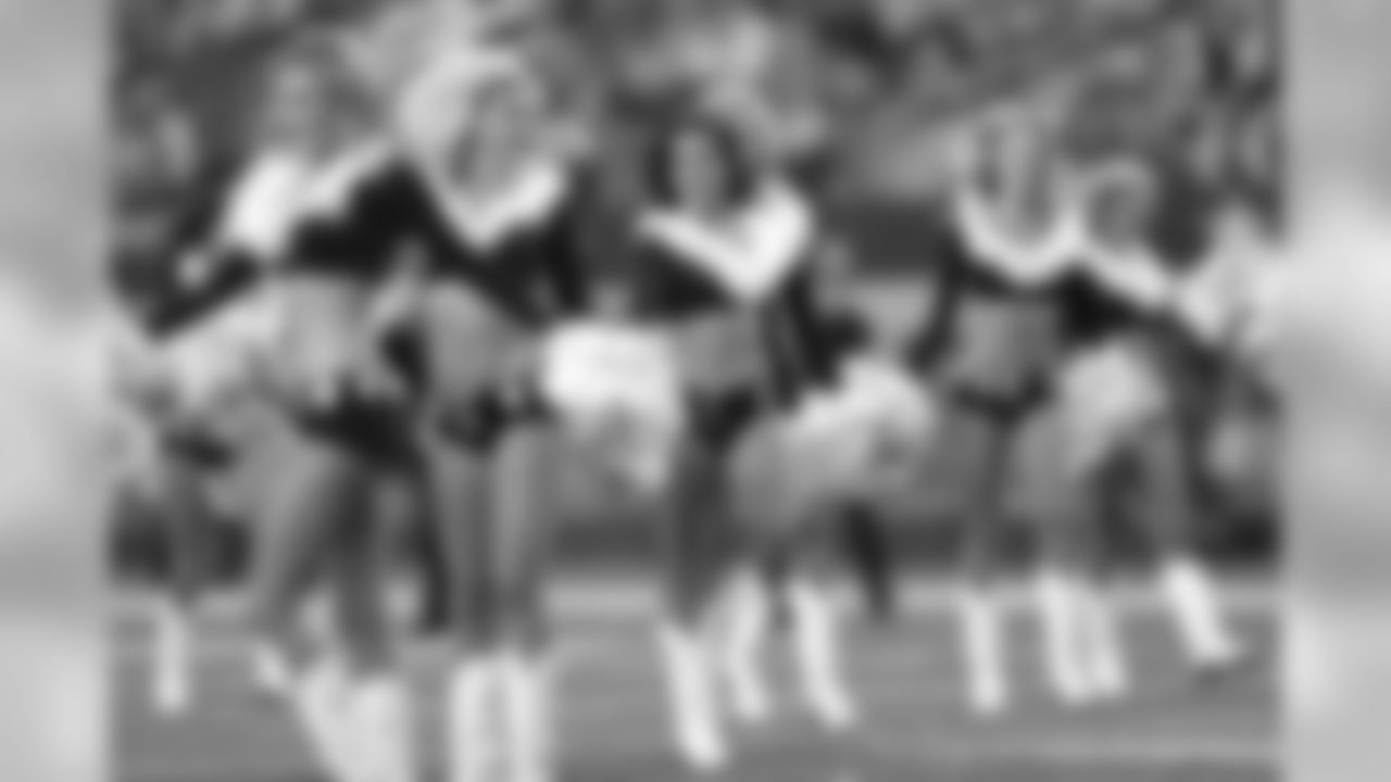 21 December 2014: Cheerleaders Christmas halftime show
of the Dallas Cowboys during the Cowboys 42-7 win over the Indianapolis Colts at AT&T Stadium in Arlington, Texas. Photo by James D. Smith/Dallas Cowboys
