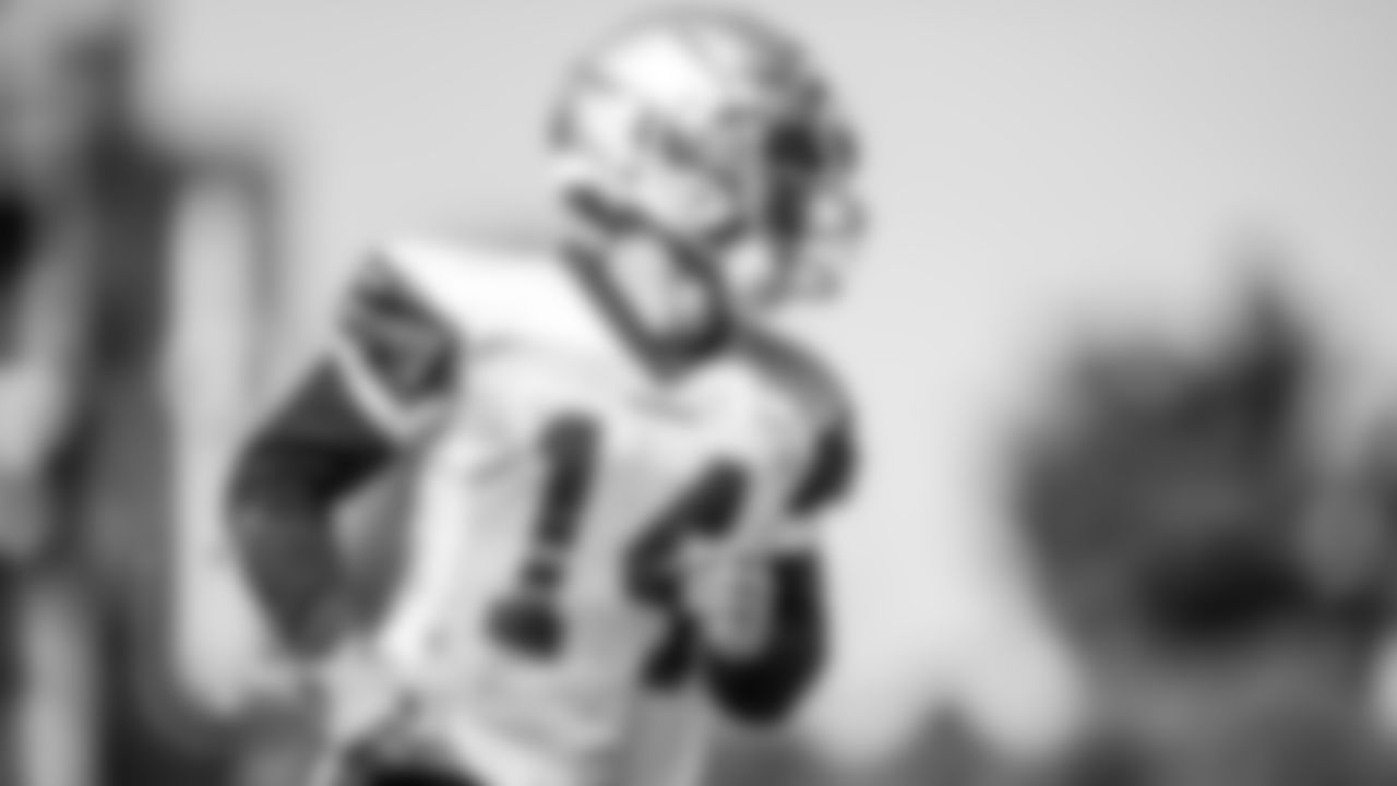 Ty Fryfogle: *One of the early questions entering the weekend was what undrafted wide receiver would stand out among the rest, because a first impression could go a long way toward adding depth to a thin wide receiver room. Fryfogle turned in two solid practices with his athleticism on full display, making plays multiple times and against decent coverage, too. *— Kyle Youmans