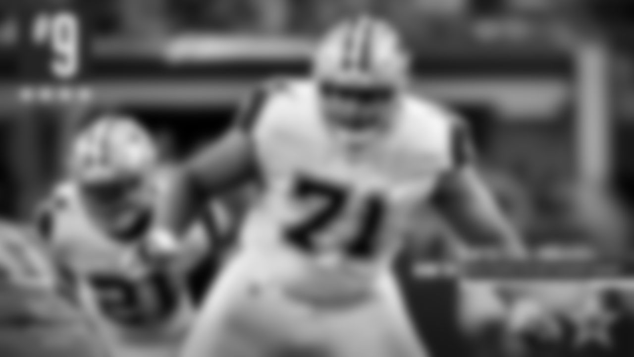 9. La'el Collins – Even when the Cowboys were struggling to move the ball in the first half, it wasn't because of the line. Dak had plenty of time to throw and it's because the linemen were keeping him on his feet. Collins made sure nothing was coming off the edge and also had some key blocks to free both Zeke and Pollard around the corner.