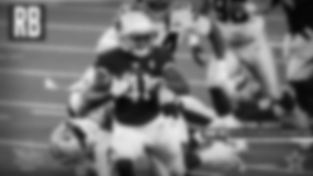 RB: Kenyan Drake, Arizona Cardinals
Who could forget Drake busting through the Cowboys' defense in the fourth quarter for a back-breaking 69-yard touchdown run. But he was hurting the Cowboys all night, finishing the game with 164 yards and two touchdowns.