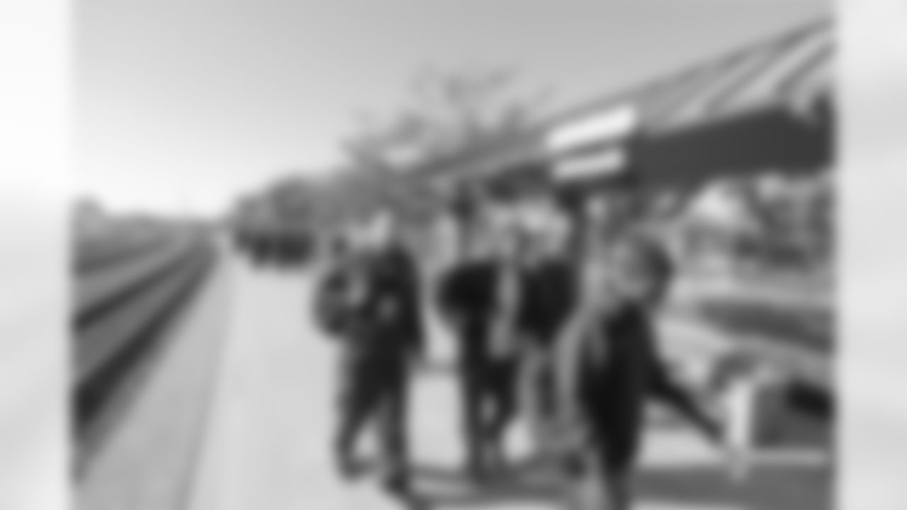 12 August 2015: Players and coaches
of the Dallas Cowboys during train ride to San Diego for first preseason game in California. Photo by James D. Smith/Dallas Cowboys