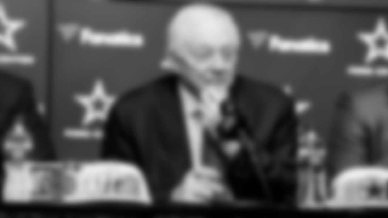 No Kicker
The Cowboys seemed to have a plan to draft a kicker, but when the top two kickers (Chad Ryland and Jake Moody) went off the board in the middle of the draft, it looks like they will adjust the plan.
"We'll be looking at a more veteran kicker," Jerry Jones said on Saturday. "We didn't get the opportunity we thought we'd have, and we had other priorities."
When asked if Brett Maher was a possibility to re-sign, Jerry Jones said he'd rather not get into their "strategy" but it's clear they will go another route than drafting one.