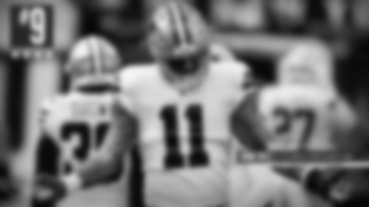 9. Micah Parsons – His stats don't actually suggest that he played a great game, but if you watch him closely, the rookie is still making a huge impact. His instincts near the goal line to switch his receiver and cover Golloday in the end zone was a great play that saved them four points. He also had a couple of rushes that led to either an interception or incomplete passes. And it was clear the Giants were often scheming plays away from his side, that handicapped their play-calling towards the end of the game.