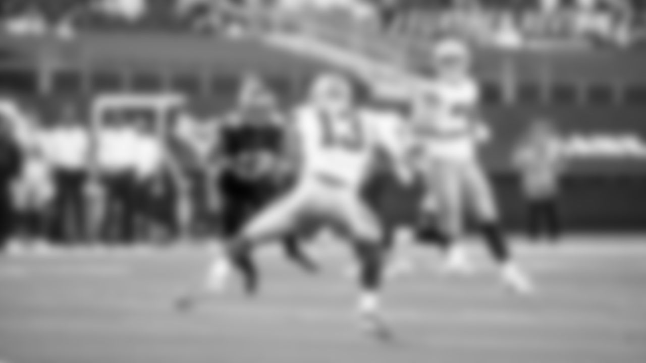So, That Happened:
Two weeks in a row now Michael Gallup has been involved in a big catch down the field late in the game. But only this time, the play was a positive one for Dallas. Gallup's 38-yard catch in the fourth quarter set up a touchdown to slice Atlanta's lead to two, 39-37. A week earlier, Gallup caught a long pass against the Rams to put the Cowboys in field-goal range for a potential tie but was called for offensive interference.