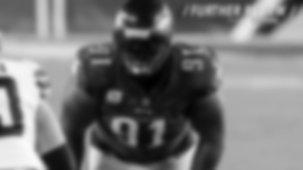 Nemesis: Maybe he didn't have the greatest stat line of his career, but Eagles defensive tackle Fletcher Cox was a beast inside yet again. He had three tackles, a sack and two for losses, while recording two hits on the quarterback. Cox also drew a holding call and controlled the middle of the line of scrimmage, especially on passing downs.