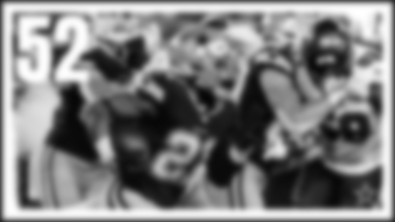 The Cowboys barely even tried to run the ball against the Bucs in Week 1 last year, totaling a season-low 52 rushing yards. It was a problem down by the goal line where the Cowboys had to settle for field goals in the red zone on two occasions. Tampa Bay has a stout defense that forces teams to run to the outside so it'll be interesting to see how the Cowboys approach that Week 1 game on Sept. 11. One difference this year should be the return of Zack Martin, who did not play in the game because of COVID-19 protocols.