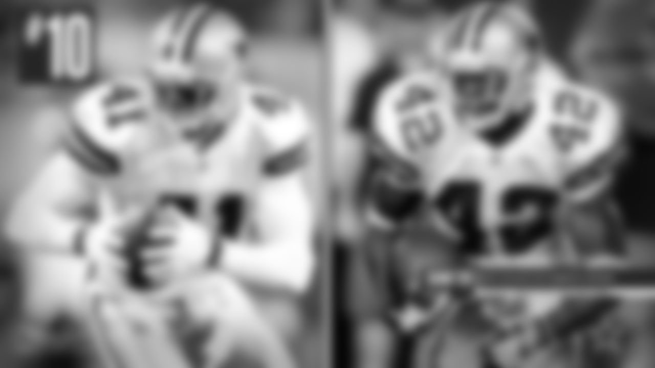 10. Terence Newman/ Anthony Henry
The Cowboys put a bigger commitment at cornerback when Bill Parcells got here, drafting Newman No. 5 overall in 2003 and then giving Henry a big free-agent deal two years later. Together, they got their hands on the ball a lot more as both of them had seasons of five or more picks. In four years playing together, they combined for 24 interceptions.