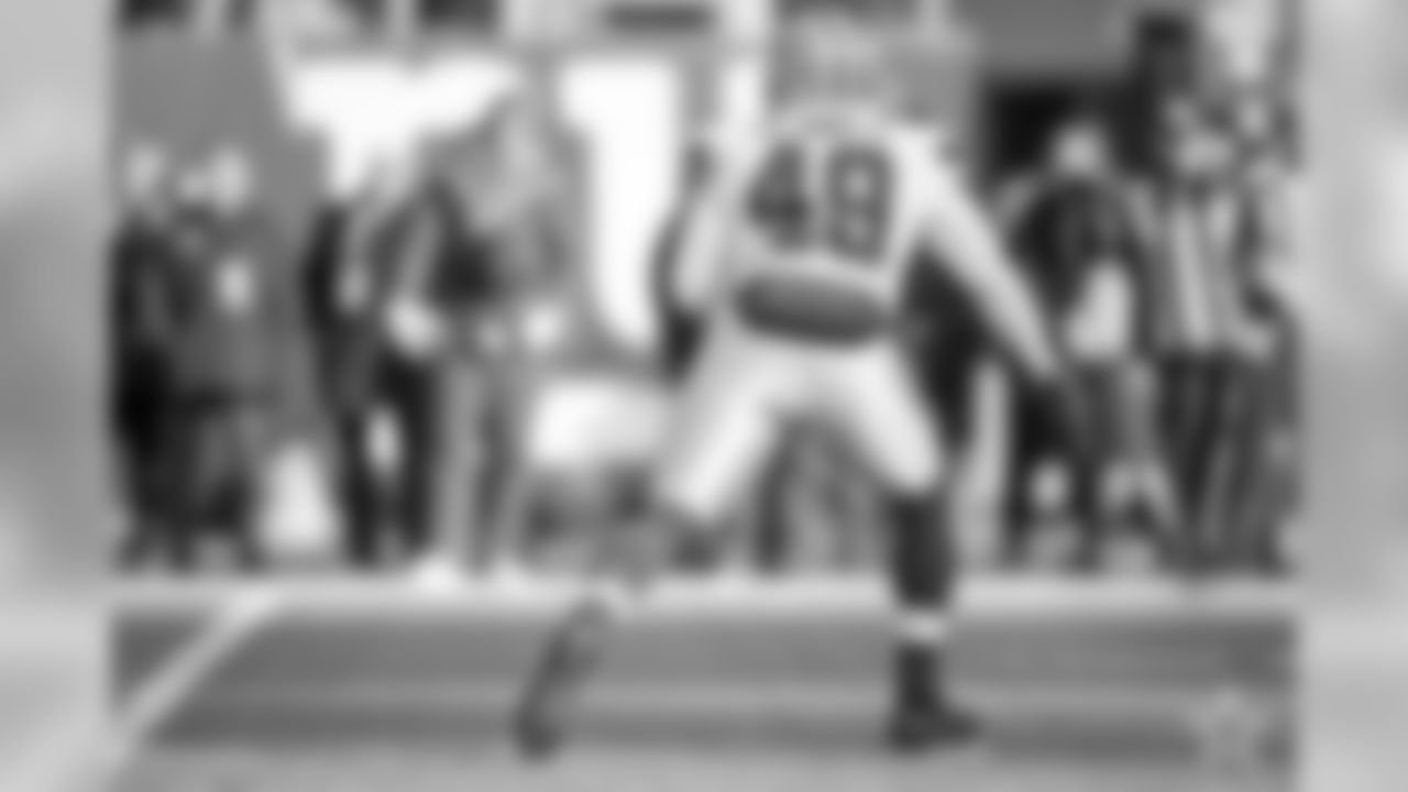 Jamize Olawale – Listed as fullback, he only played in 12 percent of the offensive snaps. But he was a core special teams player that led the team in tackles in the kicking game.
