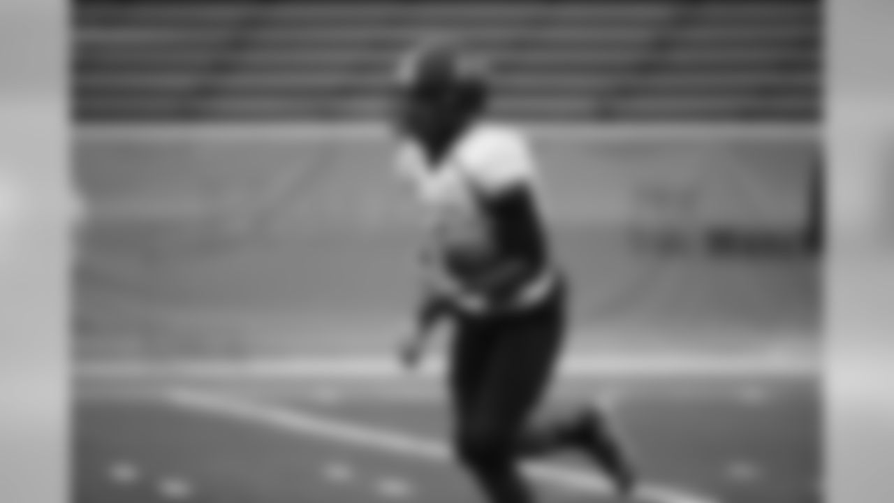 Duke wide receiver Jamison Crowder (3) runs up the field during the North team practice for the 2015 Senior Bowl at Ladd Peebles Stadium in Mobile, AL on January 22, 2015. (AP Photo/Johnny Vy)