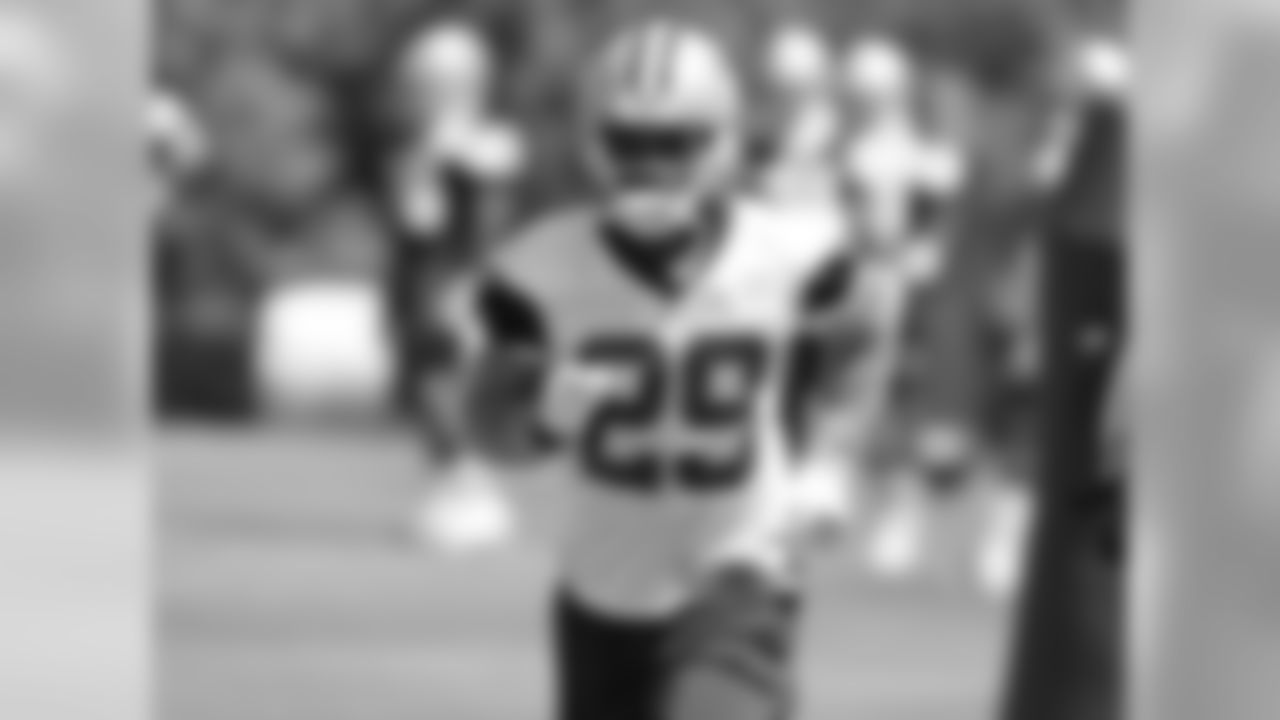 DeMarco Murray was on the field in full gear during day two.