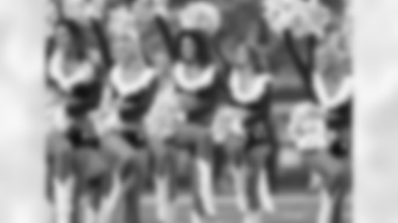 21 December 2014: Cheerleaders Christmas halftime show
of the Dallas Cowboys during the Cowboys 42-7 win over the Indianapolis Colts at AT&T Stadium in Arlington, Texas. Photo by James D. Smith/Dallas Cowboys