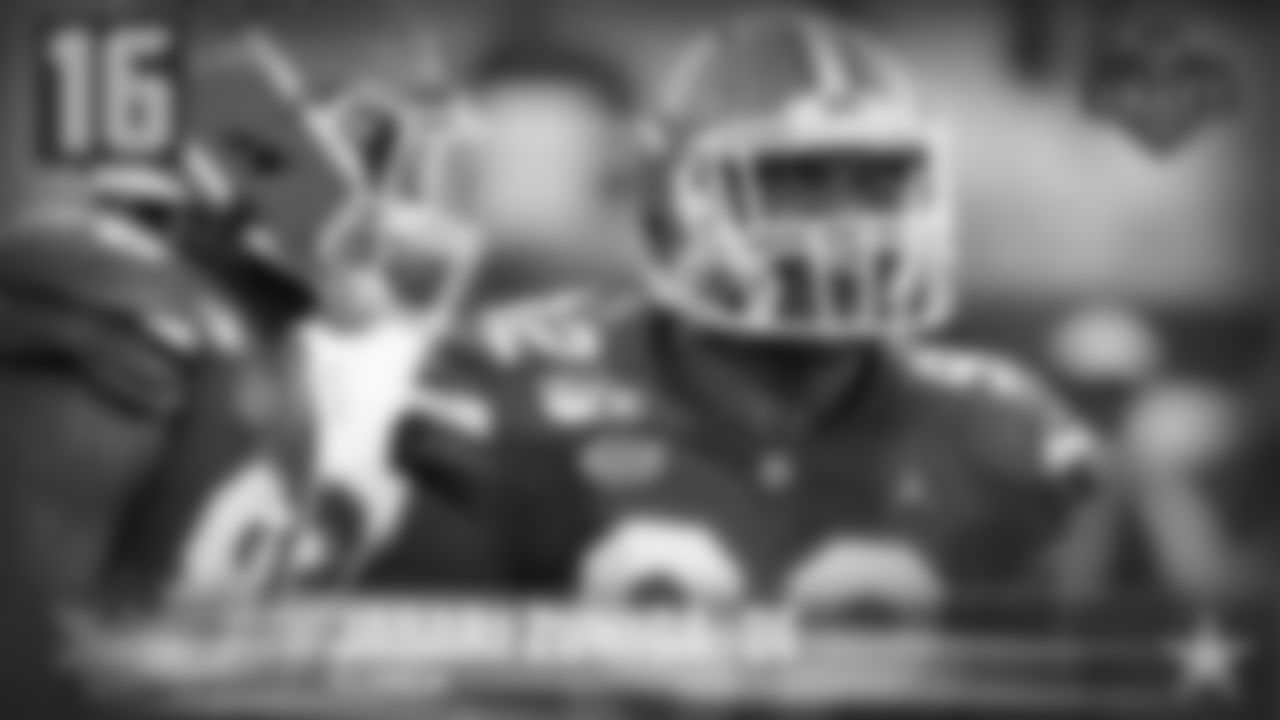 16. Jabari Zuniga, DE, Florida – Injuries limited Zuniga's college career, but he showed impressive power and speed for the Gators.