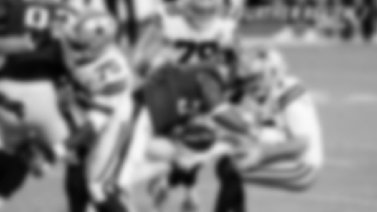 Stat of the Game: The Cowboys were stopped behind the line of scrimmage on 10 different plays Sunday. Four of those were sacks on Ben DiNucci, who fumbled twice – once leading to a touchdown. But six other players were times the Eagles slithered through into the backfield to either stop Zeke or snuff out the reverse runs and other trick plays the Cowboys ran often.