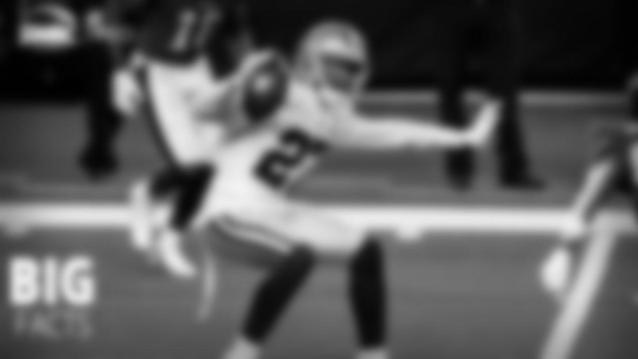 No Fly Zone For Diggs?
If Diggs does get an interception Monday night, it's safe to say we can call him the Eagles-Killer. That would mark three straight games with a pick over Philly. Diggs recorded three picks last year – all against the Eagles.