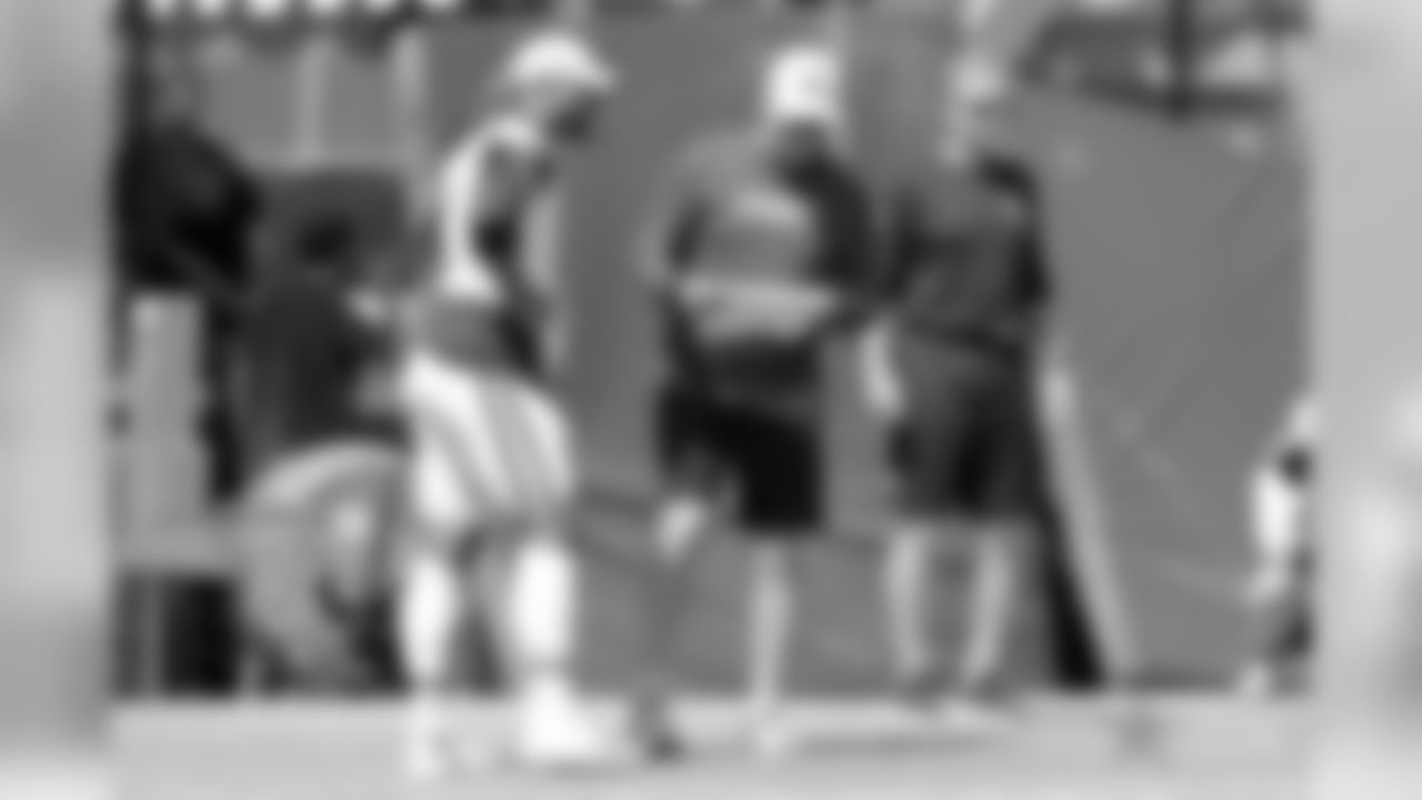 Views of the Dallas Cowboys during training camp at City of Oxnard Fields in Oxnard, California.
