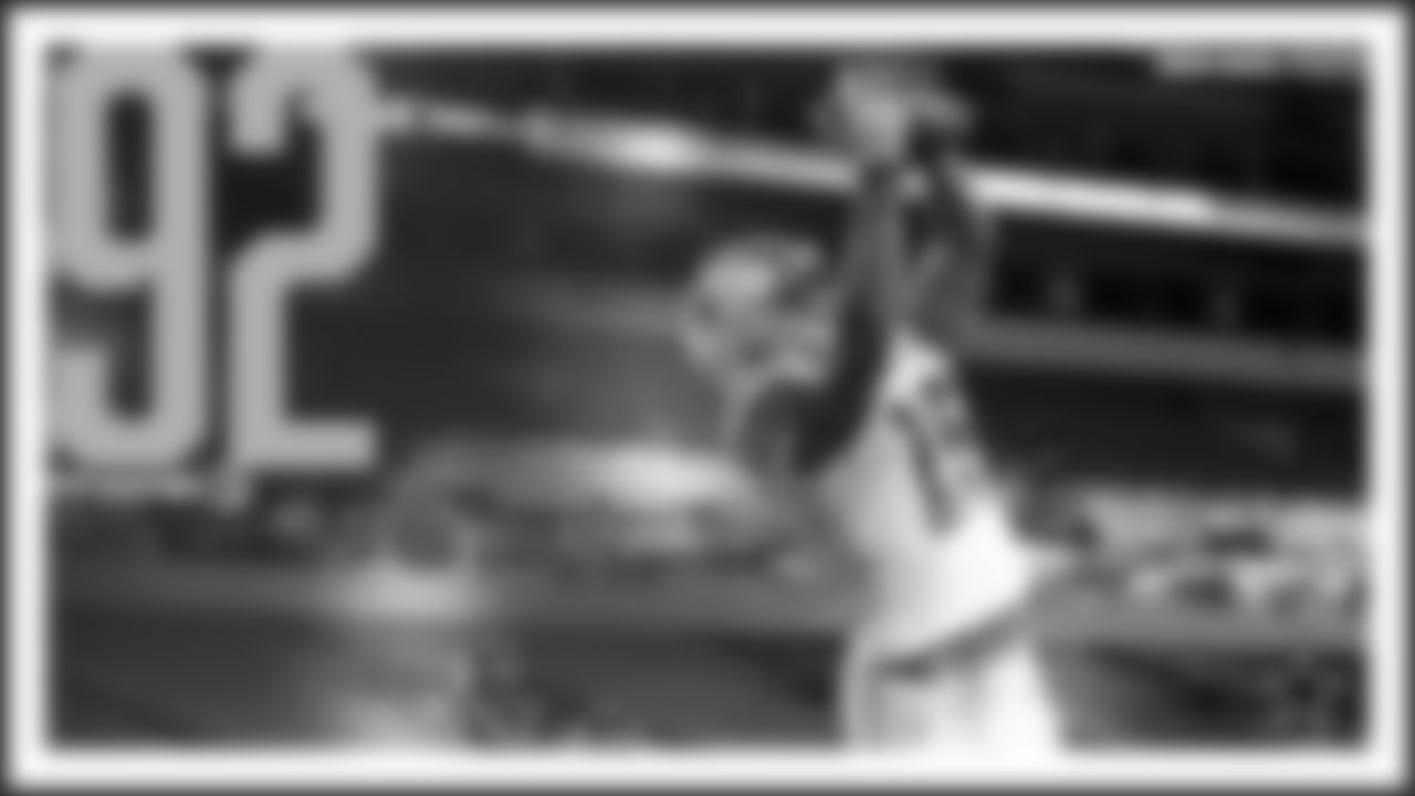 Receptions: Amari Cooper (92)
Cooper played with four different starting quarterbacks in 2020, but fresh off a new contract, still managed to get open and bring in the ball while being regularly covered by teams' top cornerback. His 92 catches was a career-high for Cooper, who became the fourth player in Cowboys history to surpass 90 receptions in a season.