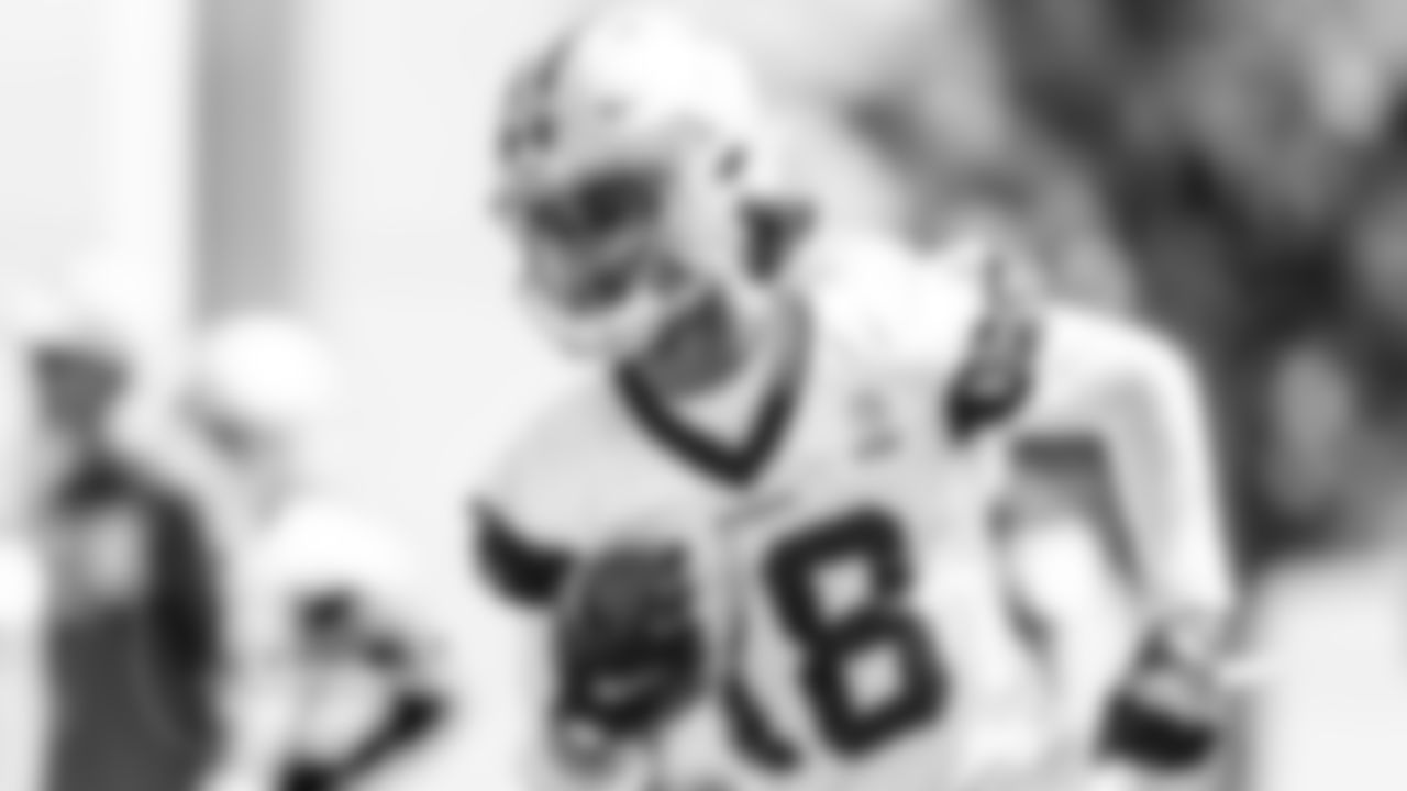 Jalen Tolbert: Evaluating wide receivers in rookie minicamps can be tough because there's absolutely no previous rapport with the quarterbacks. Didn't really see a contested-ball type of situation where Tolbert was so successful in college, but he looked smooth in his routes and got separation off the line on more than one snap. He might be in the punt return conversation this summer, too, even though he didn't get many chances at South Alabama. — Rob Phillips