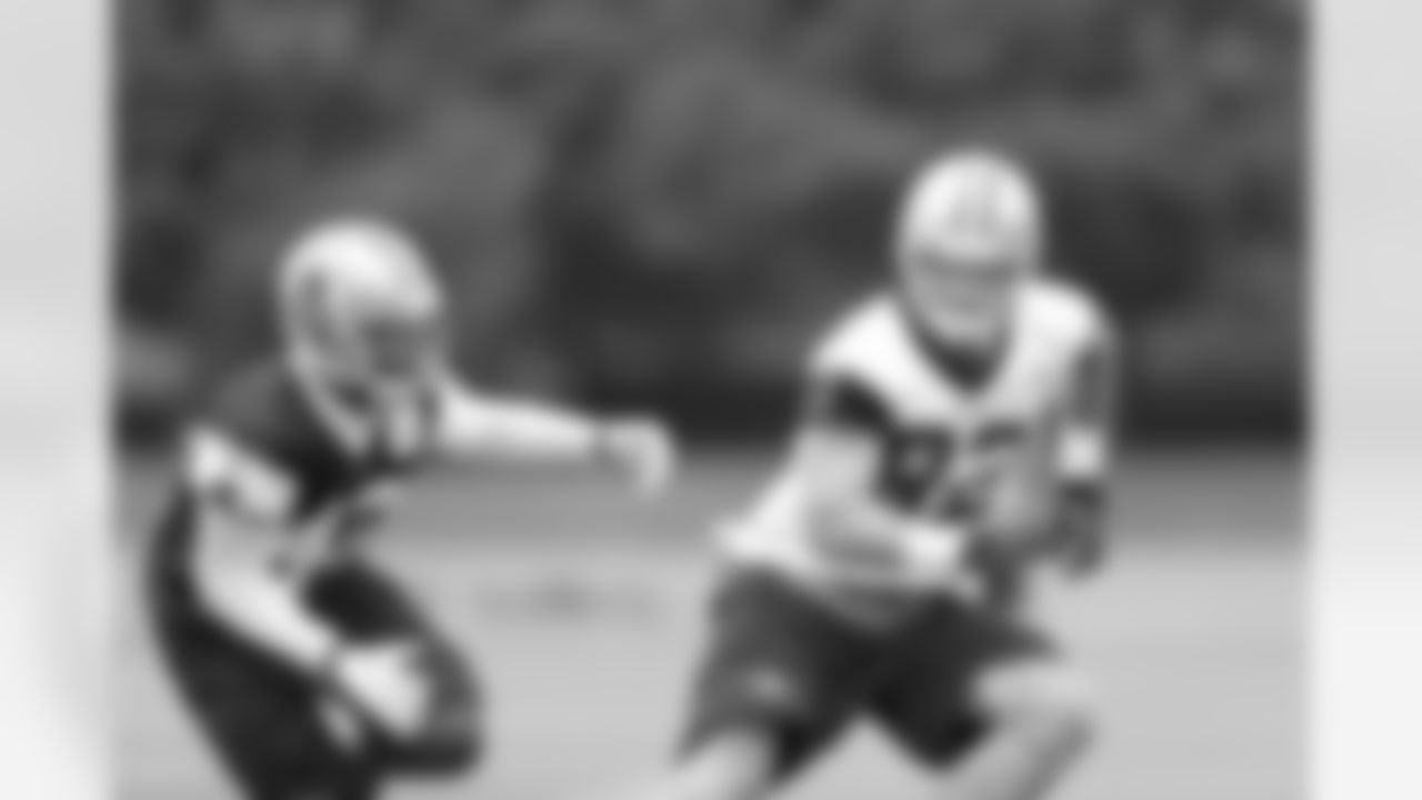S Barry Church and TE Jason Witten during OTAs.