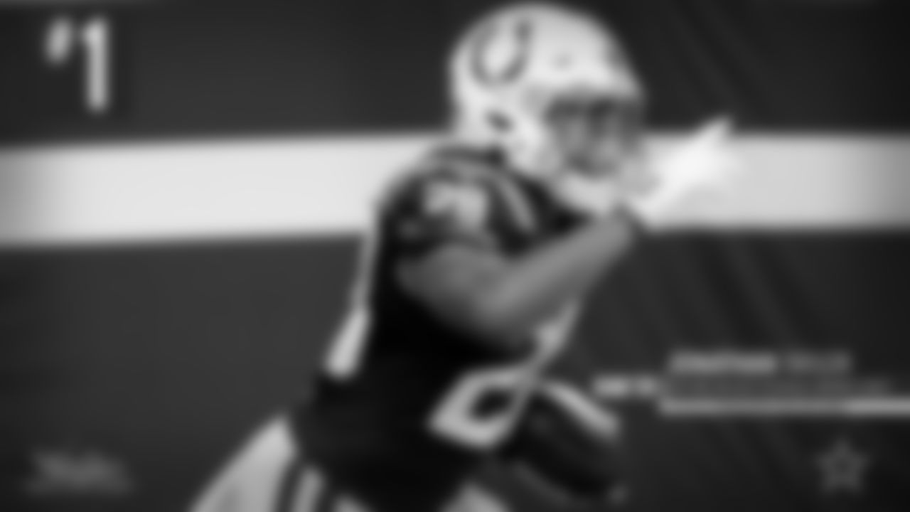 1 Jonathan Taylor
Taylor was a one-man wrecking crew for the Colts last season, leading the league with over 1,800 yards and 18 touchdowns. He averaged over 100 yards a game, also to lead the league, to go along with 360 receiving yards. There is no question that Indianapolis' offense runes through Taylor as he begins his age 23 season.