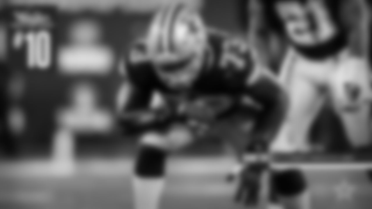 10. Tyler Smith — The 21-year-old left tackle continues to improve. The Cowboys feel so good about Smith's progress that they kept him at left tackle and worked in nine-time Pro Bowler Jason Peters at left guard against the Giants. The offense had a lot of success running left Monday night, including a 27-yard run by Ezekiel Elliott where Smith was knocking down defenders 20 yards up the field.