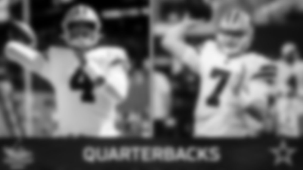 Quarterbacks (2)

While they kept three last year, there just wasn't room for Mike White this time around. The 2018 draft pick didn't make the jump as the Cowboys would've liked, therefore Dak Prescott and Cooper Rush are the only two on the roster.

Let's see if both White and Taryn Christion find a way on the practice squad.