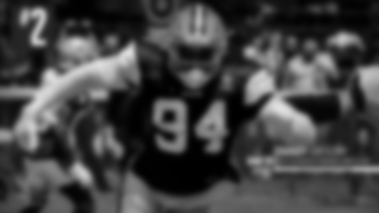 2. Randy Gregory – He isn't allowed to sack the quarterback, but Gregory would have plenty of them if he was. He gets into the backfield on a regular basis, and he has shown impressive ability against the run. Gregory looks like he's ready to capitalize off having a full offseason to prepare.