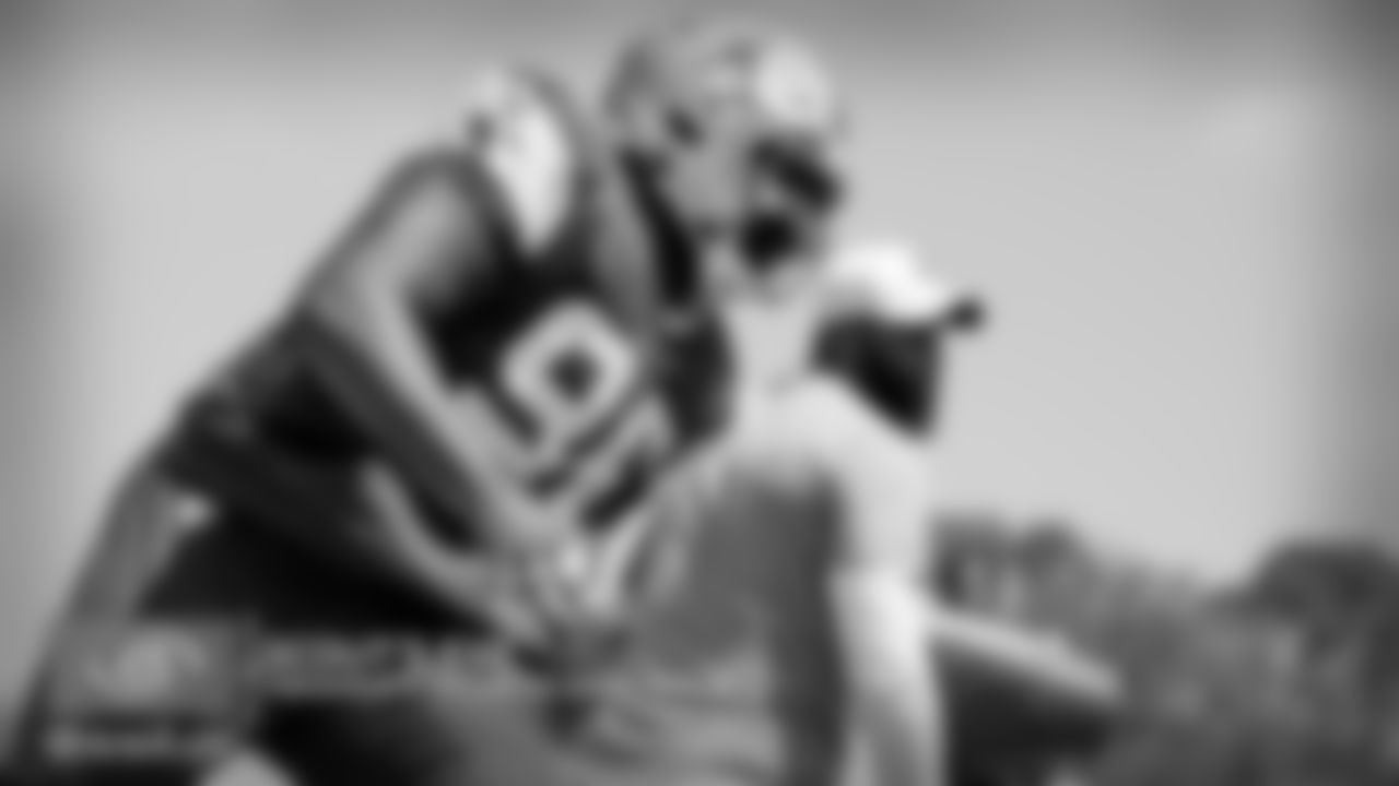 I wish I could have seen the look on Dak Prescott's face when Maliek Collins and Jaylon Smith were screaming at Christian Covington and Leighton Vander Esch to be alert for the quarterback draw. Prescott tried to play it off by signaling to the outside, but the offensive line couldn't handle the twist stunt, with both Dorance Armstrong and Kerry Hyder getting to Prescott before he had a chance to get up the field and into the end zone. It's a play that we've seen Prescott have great success with over the years, but his teammates were ready for it.