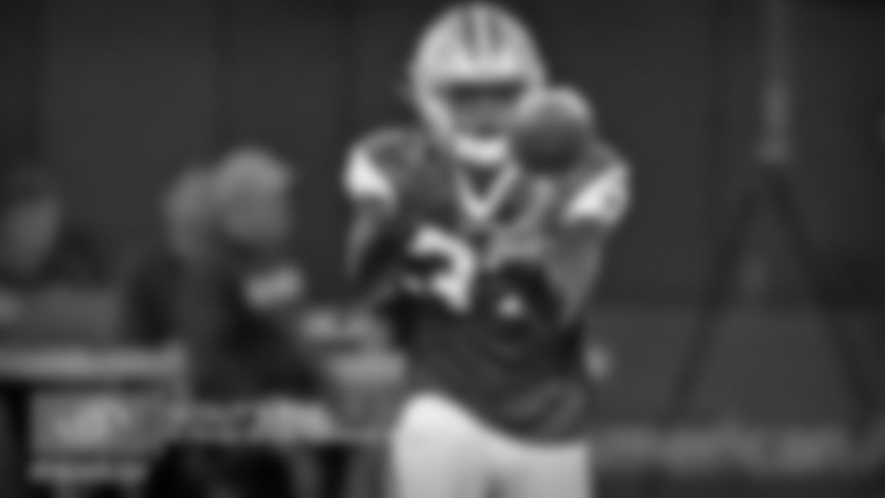 Donovan Wilson got a taste of first-team snaps on Tuesday but was back with the twos on Wednesday. Wilson didn't disappoint with his play with the first unit and actually accounted for himself well. Where Wilson is going to need the most work is dealing with playing coverage in space. Wilson was put in a difficult situation having to deal with a receiver out of the slot. In this case it was Jalen Guyton who was playing in a wide slot. Another problem for Wilson was that he was playing from depth. He allowed Guyton a good eight yards of space, which made the cover even more difficult. As soon as Guyton ran by him he had no choice but to grab him, thus drawing a holding call. The pass from Cooper Rush was incomplete but the damage was already done. It was a tough cover for Wilson to begin with, but he'll learn from it.
