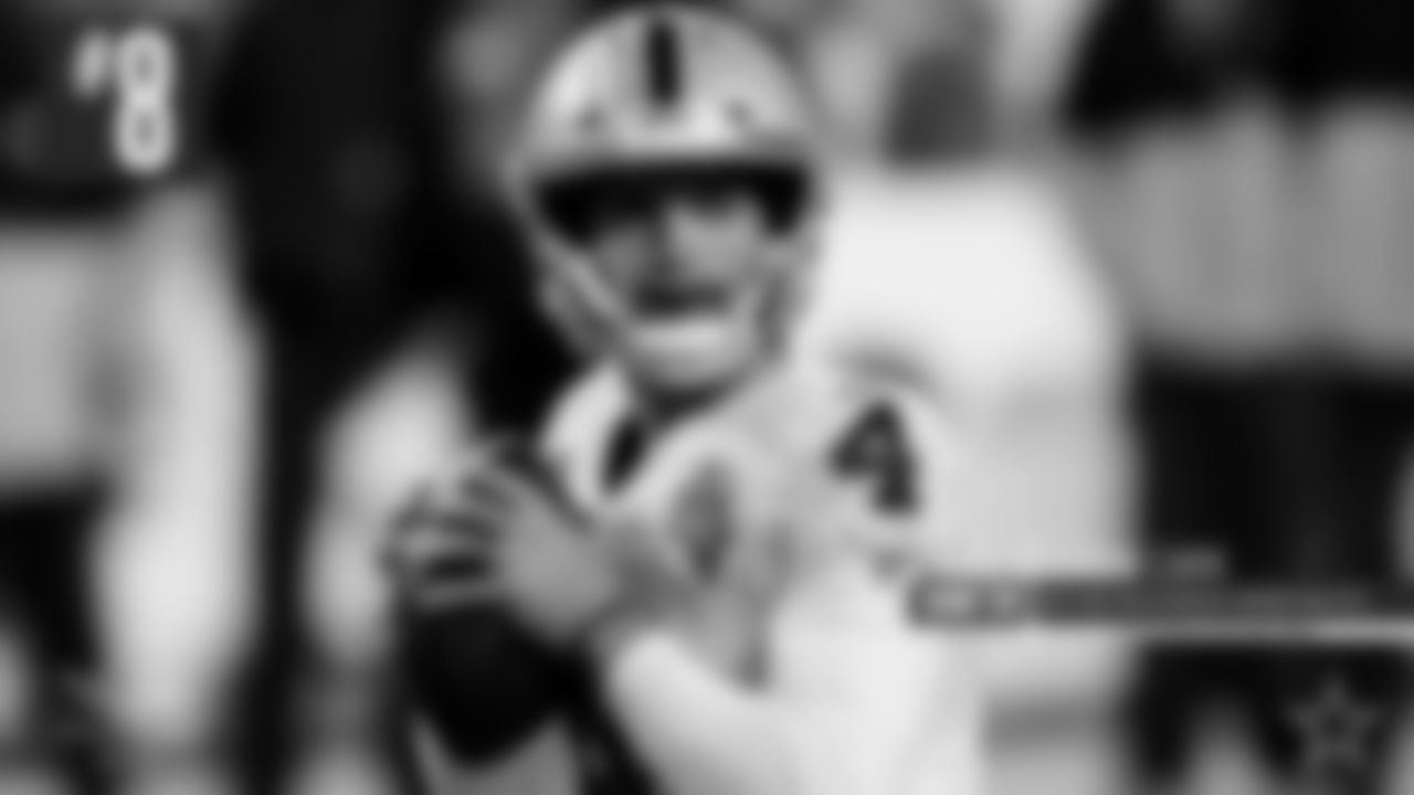 8. Derek Carr
The 30-year-old has found a comfort zone playing under Raiders coach Jon Gruden. He is coming off his third consecutive season of 4,000 yards passing, and he'll come to Dallas on Thanksgiving to face the Cowboys.