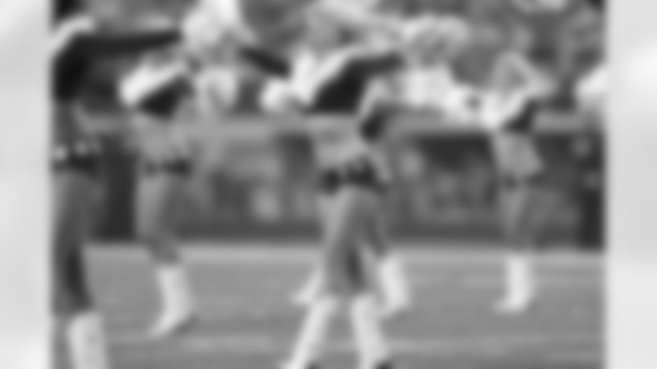 21 December 2014: Cheerleaders Christmas halftime show
of the Dallas Cowboys during the Cowboys 42-7 win over the Indianapolis Colts at AT&T Stadium in Arlington, Texas. Photo by James D. Smith/Dallas Cowboys