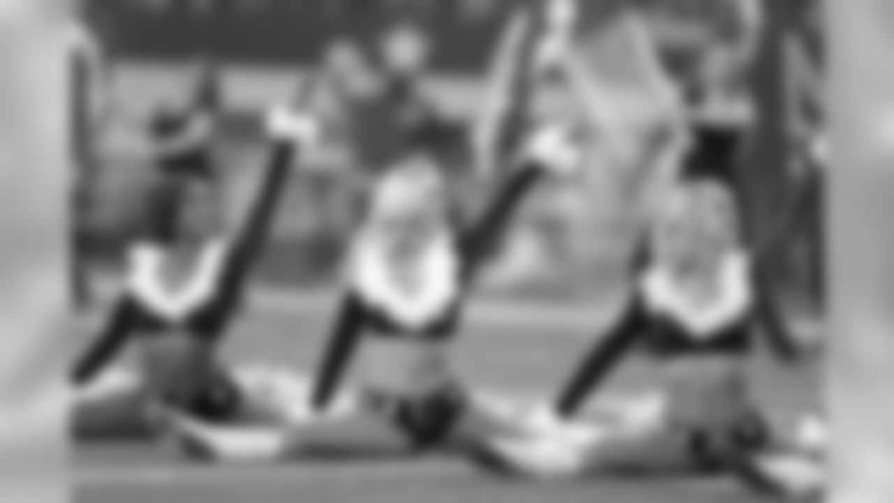21 December 2014: Cheerleaders Christmas halftime show
of the Dallas Cowboys during the Cowboys 42-7 win over the Indianapolis Colts at AT&T Stadium in Arlington, Texas. Photo by James D. Smith/Dallas Cowboys