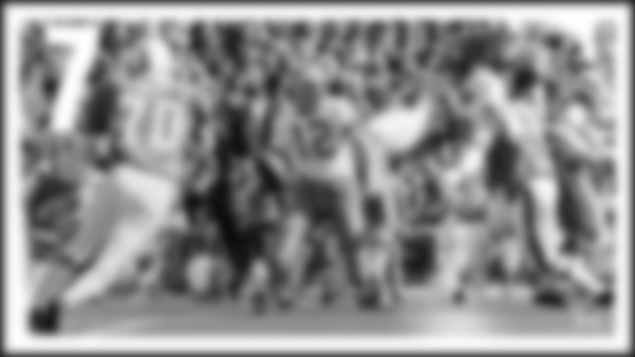 The Play: We've got two plays for today's entry -- both from Hall of Famer Roger Staubach, both in Super Bowl VI. On Jan. 16, 1972 -- the Cowboys' first of five Super Bowl victories -- Staubach threw two touchdown passes, both 7-yard thro ws, to Lance Alworth and Mike Ditka as the Cowboys beat the Miami Dolphins, 24-3. Watch Now.