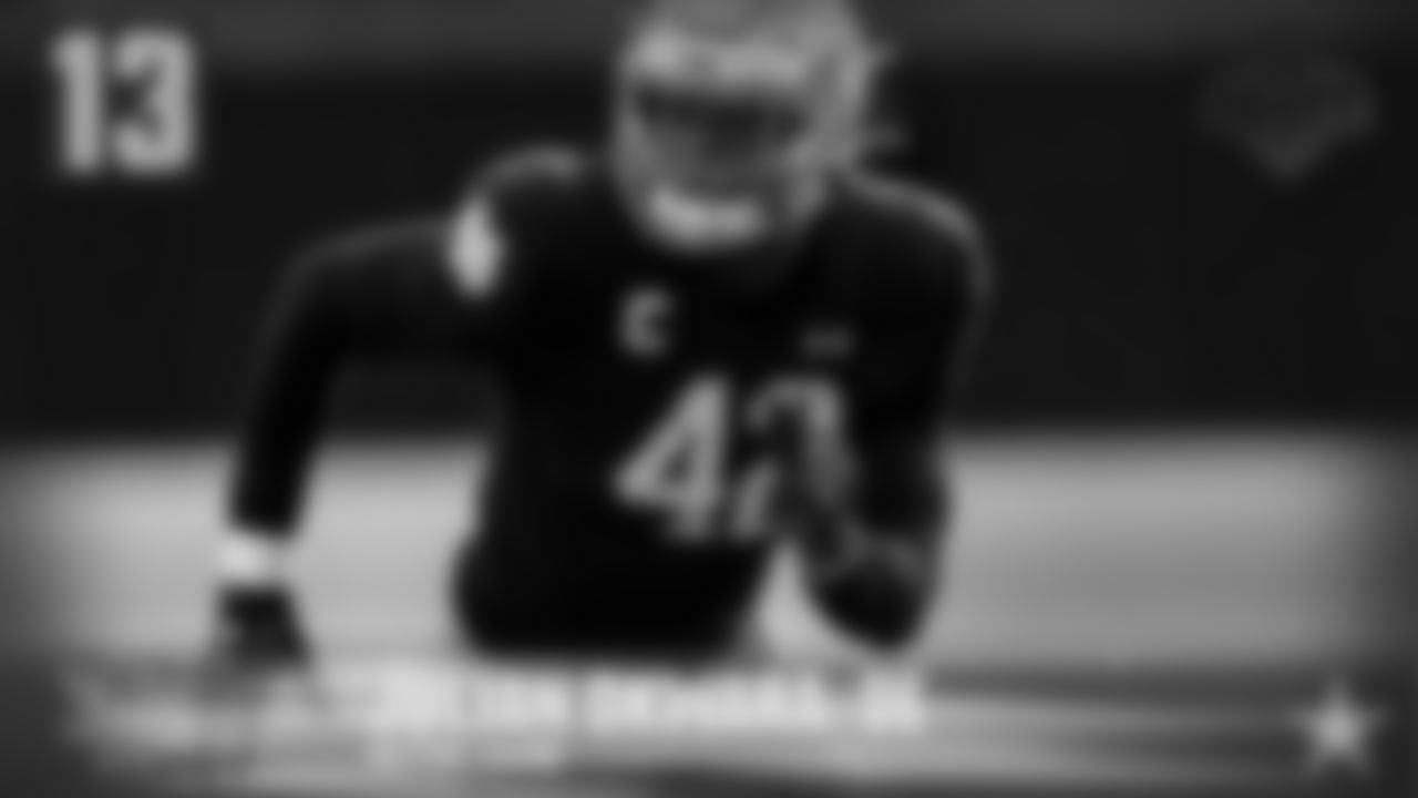 13. Julian Okwara, DE, Notre Dame – In a thin edge rusher class, the Cowboys will need to get lucky for Okwara to fall to them.