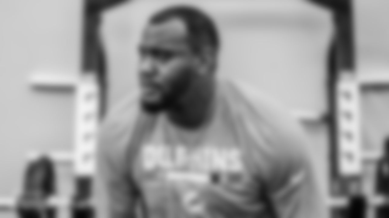 XX during workouts at the Training Facility in Davie, FL on Monday August 3rd, 2020. (Peter McMahon/Miami Dolphins)