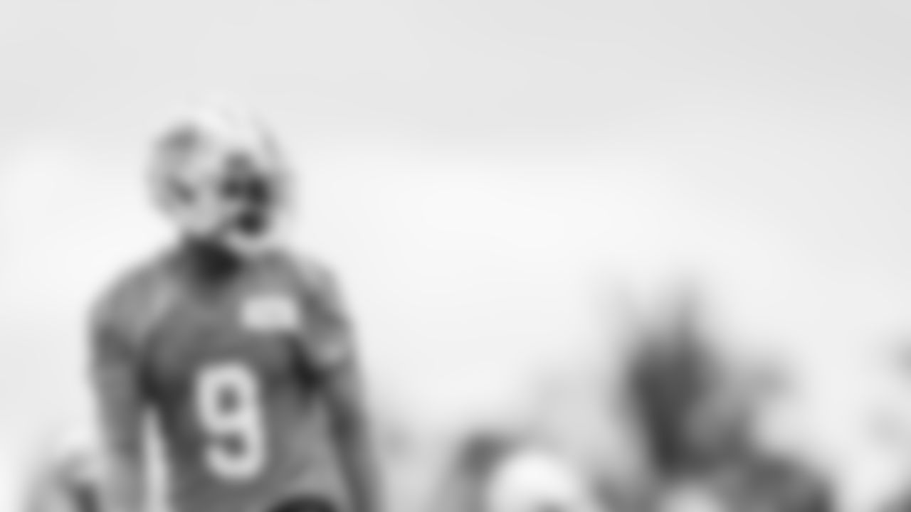 Miami Dolphins cornerback Noah Igbinoghene (9) in action during OTA's at the Baptist Health Training complex on Monday, May 22nd, 2023 in Miami Gardens, Fla. (Brennan Asplen/Miami Dolphins)