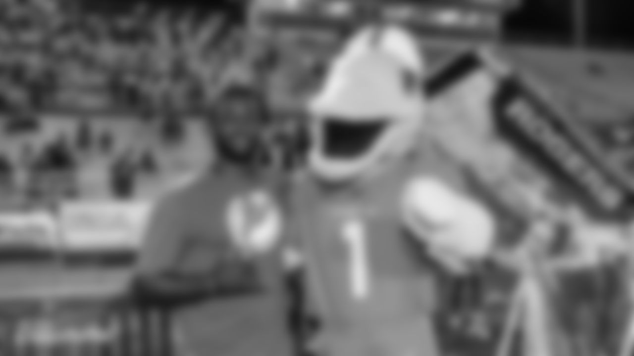 The Fantenial Friday Night is held at Traz Powell Stadium in Dade County, FL on November 1st, 2019. (Kevin Tubbergen/Miami Dolphins)