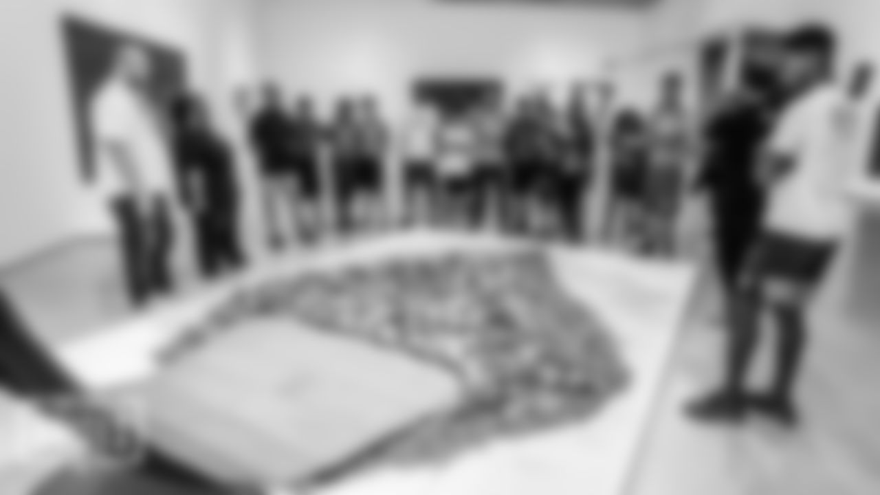 The Football United Captains Program visit The PAMM Perez Art Museum at Biscayne Blvd ÅÝܽÊÓÆµ, Florida on November 11, 2019. (Jose A Pineiro/M