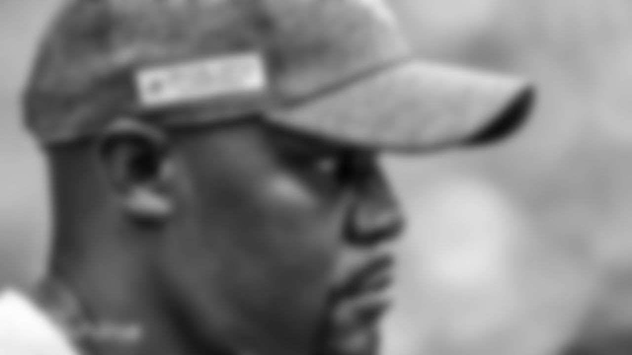 Crucial catch hat on Head Coach Brian Flores during a week 6 NFL football game against the Washington Redskins at Hard Rock Stadium in Miami Gardens, FL on October 13th, 2019. (Ben Dickmann/ Miami Dolphins)