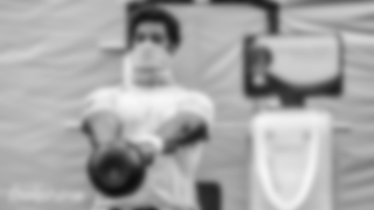 XX during workouts at the Training Facility in Davie, FL on Monday August 3rd, 2020. (Peter McMahon/Miami Dolphins)