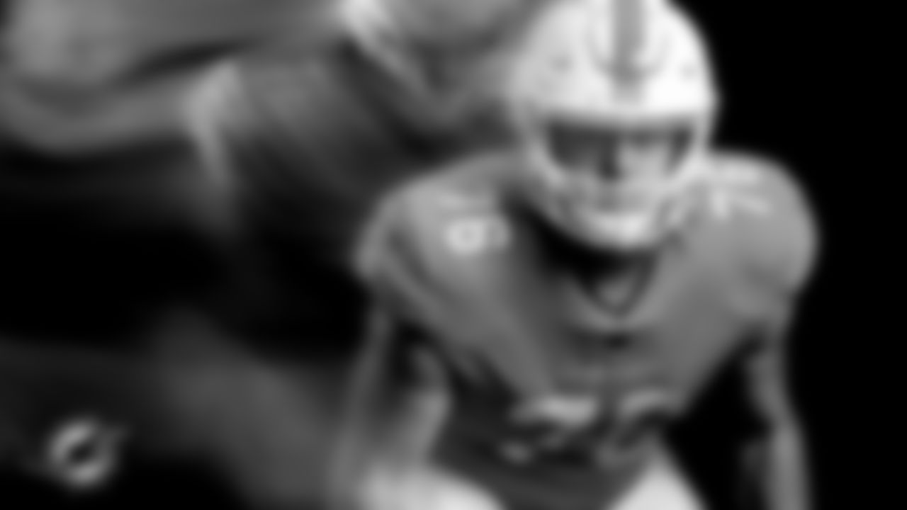 ÅÝܽÊÓÆµ Dolphins tackle Ryan Hayes (76) poses during media day on Monday, June 5, 2023 in ÅÝܽÊÓÆµ Gardens, Fla. (Peter McMahon/ÅÝܽÊÓÆµ Dolphins)