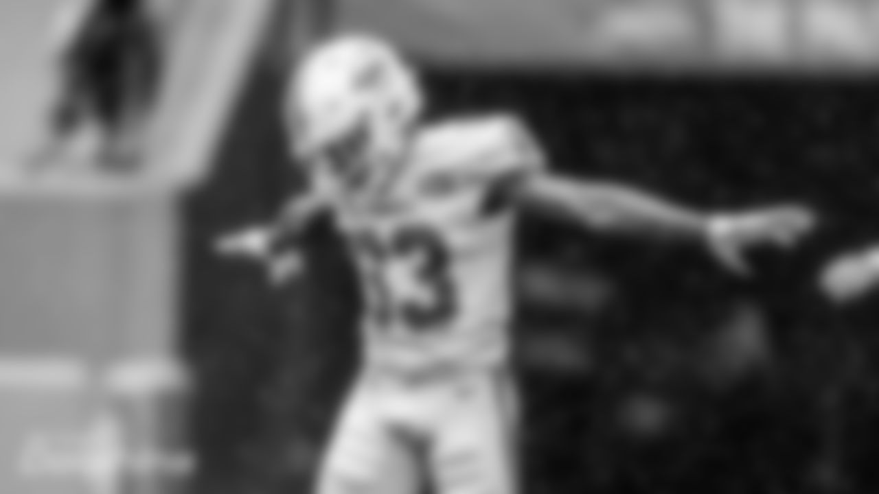 Cornerback Jamal Perry (33) during an NFL football game against the Buffalo Bills at Hard Rock Stadium, Miami Gardens FL on Sunday, September 20th 2020. (Carlos Goldman/Miami Dolphins)