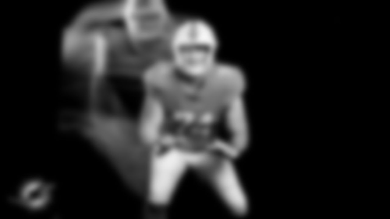ÅÝܽÊÓÆµ Dolphins offensive tackle Liam Eichenberg (74) poses during media day on Monday, June 5, 2023 in ÅÝܽÊÓÆµ Gardens, Fla. (Peter McMahon/ÅÝܽÊÓÆµ Dolphins)